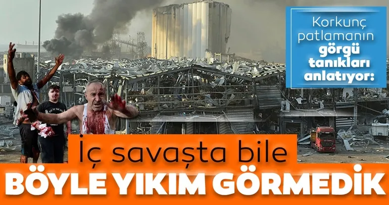 İç savaşta bile böyle yıkım görmedik