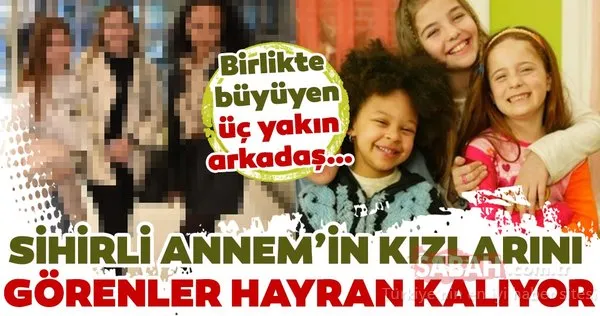 Bir döneme damga vuran “Sihirli Annem” dizisinde rol alan Zeynep Özkaya, Gizem Güven ve Jennifer Boyner'i görenler şaşırıyor
