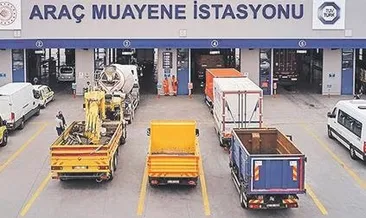 13.3 milyon araç muayeneden geçti