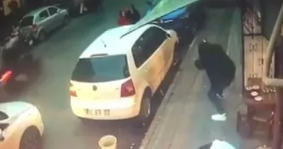 Çevredekiler şaşkınlıkla izledi: Silahlı saldırıya rağmen çay içmeye devam ettiler