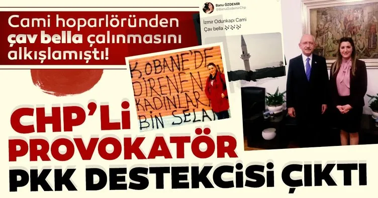 Cami’den çalan Çav Bella’yı destekleyen CHP’linin ‘PKK’ selamı ortaya çıktı