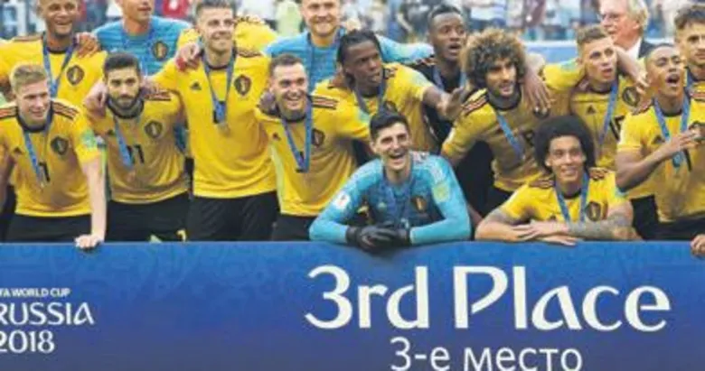 Belçika üçüncü oldu