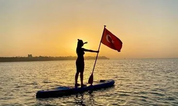 Falezler sup sporu merkezi oluyor #antalya