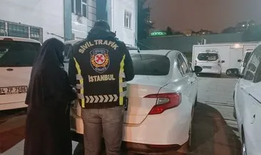Ters yönde giden kadına 9 bin lira ceza kesildi #istanbul
