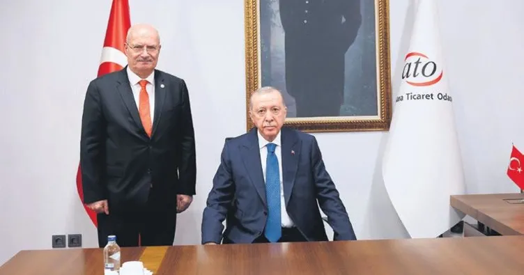 Başkan Erdoğan’dan ATO’ya ziyaret