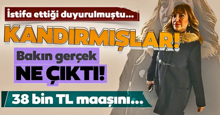 Meltem Şişli istifa etmemiş, izne çıkarıldı!