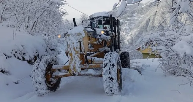 Alucra ve Şebinkarahisar’da eğitime kar engeli