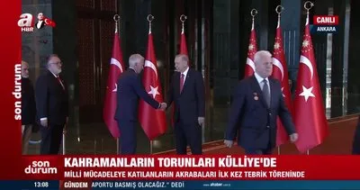 Başkan Erdoğan Külliye’de tebrikleri kabul etti | Video