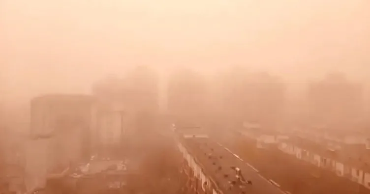 Çin’de kum fırtınası alarmı!