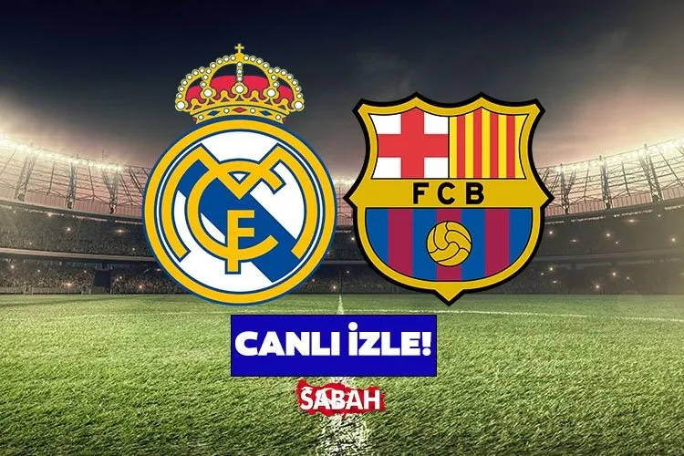 REAL MADRİD BARCELONA MAÇI CANLI İZLE | Tivibu Spor 1 ile İspanya Süper Kupa finali Real Madrid Barcelona maçı canlı yayın izle