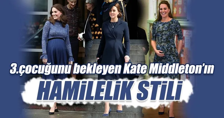 Kate Middleton’ın ilham veren hamilelik stili