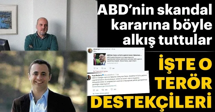 İşte ABD’nin yaptırım kararına sevinen o terör destekçileri