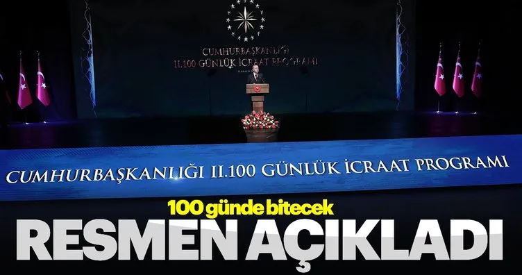 Başkan Erdoğan'ın ikinci 100 günlük eylem planı ve madde madde tarihi icraatlar!