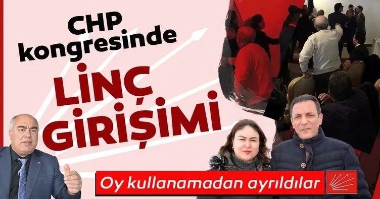 Erzurum’da CHP kongresinde arbede çıktı