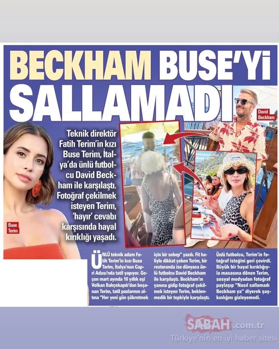 David Beckham’la sonunda fotoğraf çektiren Buse Terim kendisini ti’ye aldı: Başardım diyebilir miyiz?