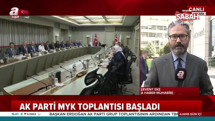 Cumhurbaşkanı Erdoğan başkanlığındaki MYK toplantısı başladı