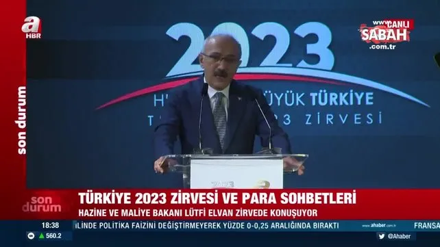 Son dakika: Türkiye 2023 Zirvesi ve Para Sohbetleri... Bakan Elvan'dan önemli açıklamalar | Video