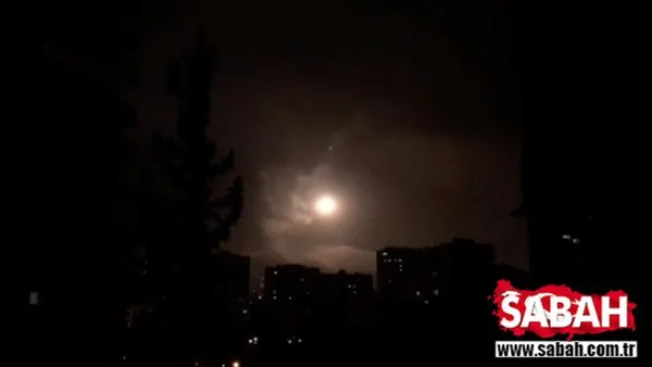 ABD Suriye'yi vurdu! İşte Şam'dan ilk görüntüler