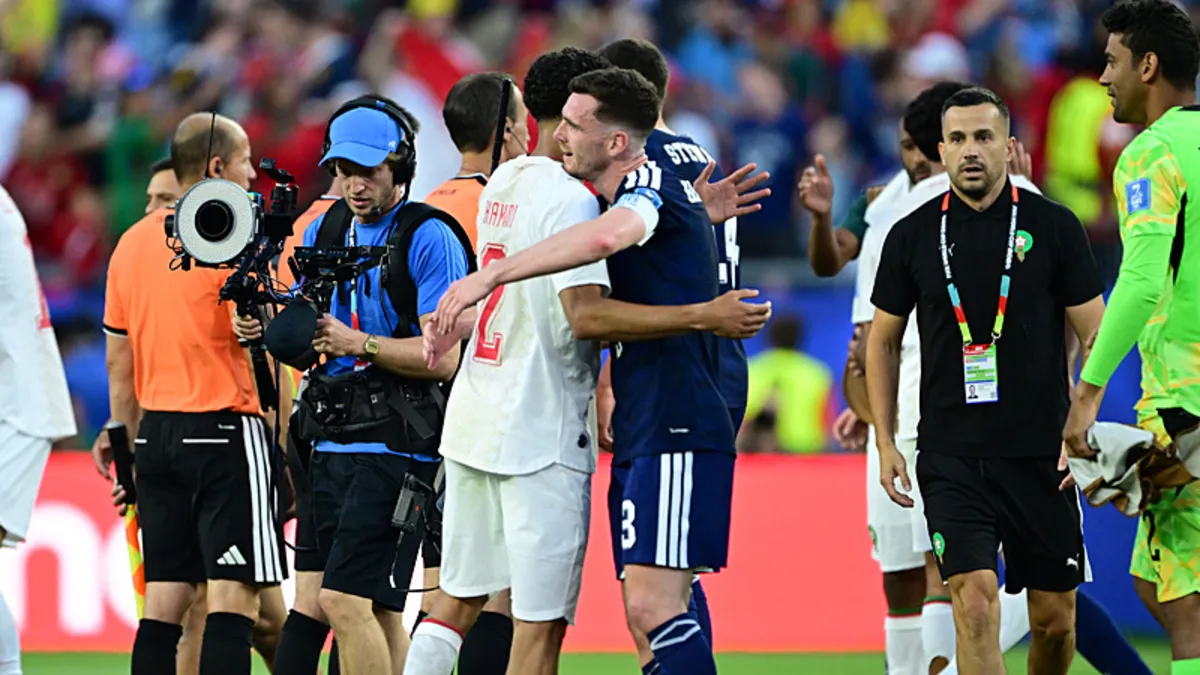 Faslı futbolcuların sevinç anı