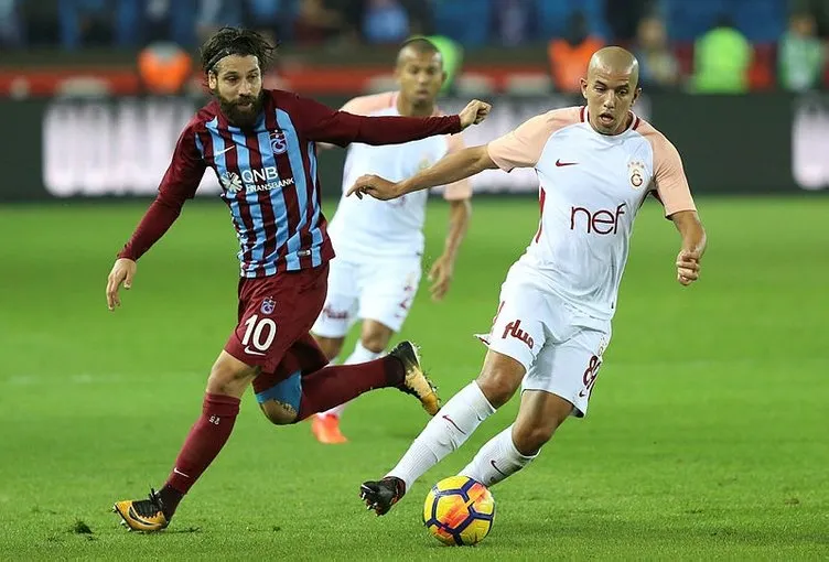 Trabzonspor-Galatasaray maçından kareler