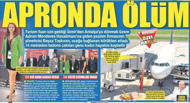 Beyza Taşkıran uçağa binerken körükten atladı! Son sözleri ortaya çıktı!