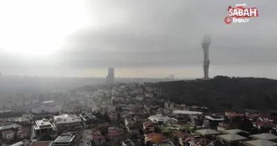 Üsküdar Çamlıca Kulesi sise büründü | Video