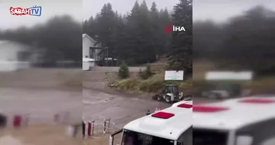 Uludağ’a sezonun ilk karı yağdı