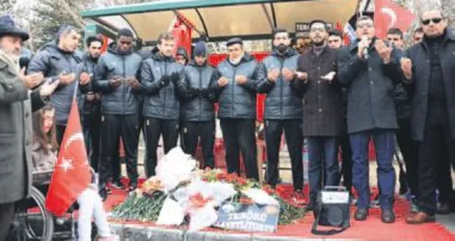 Kayserispor şehitlerini andı