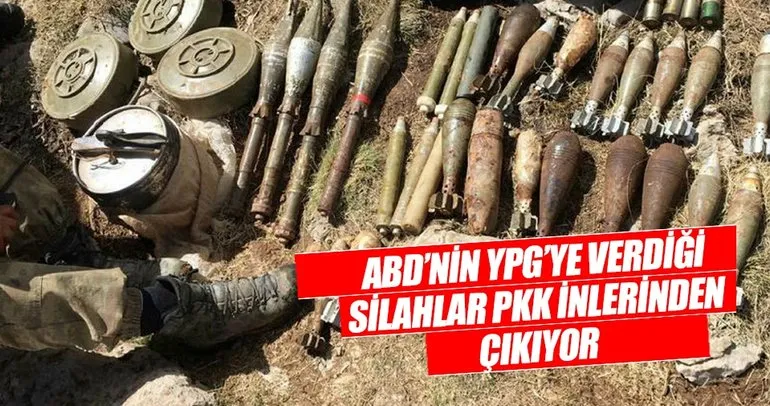 ABD’nin silahları PKK ininden çıktı