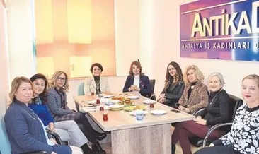 İş kadınlarına destek ziyareti