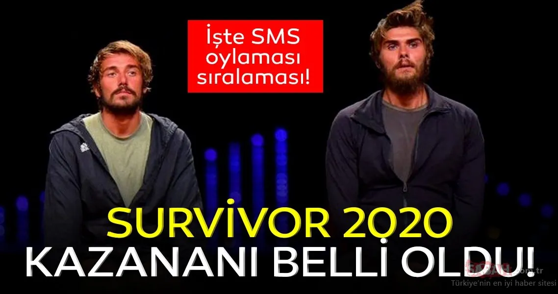 Survivor şampiyonu kim oldu? Survivor 2020 birincisi şampiyonu Cemal Can Canseven mi, Barış Murat Yağcı mı oldu? İşte detaylar...