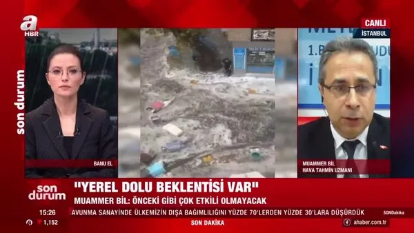 Son dakika: İstanbul'da 'Süper hücre' dolu yağışı ve fırtına olacak mı? | Video