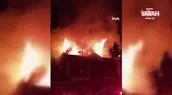 İzmir’de alev alev yanan tarihi bina küle döndü