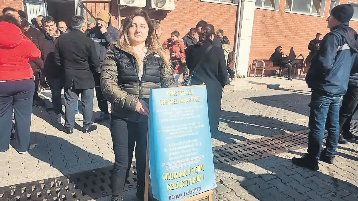 İşten atma protestosu