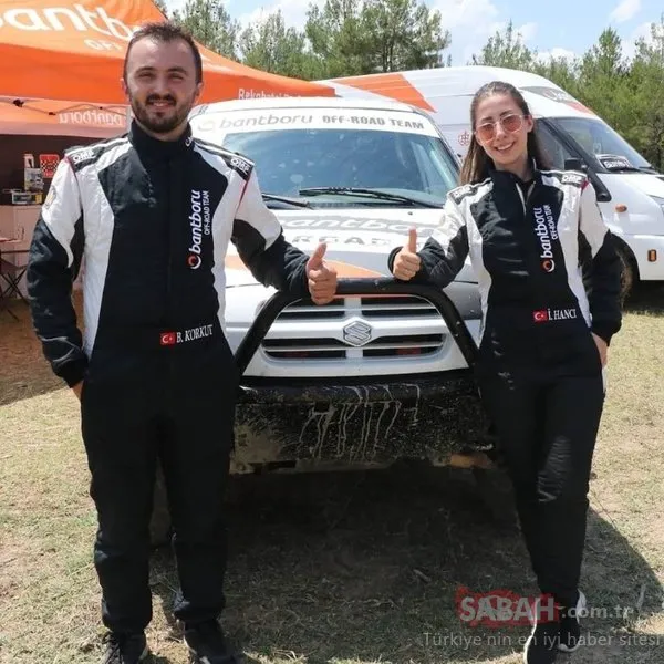 Off-road parkurlarının örnek çifti İlayda Hancı ve Batuhan Korkut…