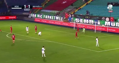 Rizespor 1-1 Beyoğlu Yeni Çarşıspor MAÇ SONUCU-ÖZET