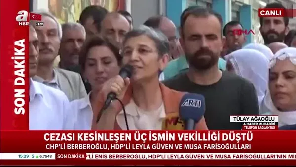 CHP'li Enis Berberoğlu, HDP'li Leyla Güven ve Musa Farisoğulları'nın vekillikleri düştü! | Video