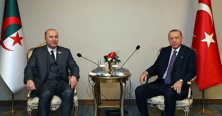 Başkan Erdoğan, Cezayir Başbakanı ve Maliye Bakanı Benabderrahmane’yi kabul etti