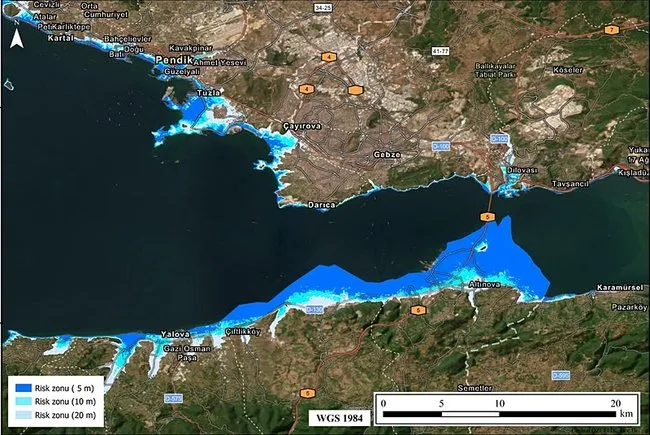 تركيا اليوم هل هناك خطر تسونامي في إسطنبول وسواحل مرمرة؟ إليكم خريطة خطر التسونامي الجديدة هل هناك خطر تسونامي في إسطنبول وسواحل مرمرة؟ إليكم خريطة خطر التسونامي الجديدة