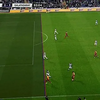 Bursaspor - Galatasaray maçında...