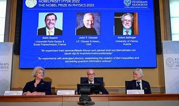 2022 Nobel Fizik Ödülü’nü üç bilim insanı kazandı