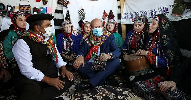 KKTC Cumhurbaşkanı Ersin Tatar, Hayme Ana’nın türbesini ziyaret etti