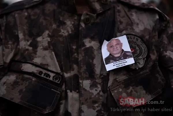 Şehit polis böyle uğurlandı
