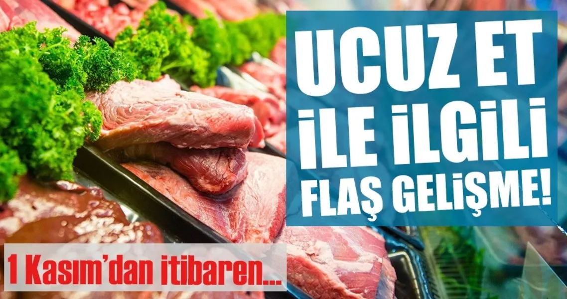 Ucuz Et Satisi 1 Kasim Da Basliyor Ekonomi Haberleri