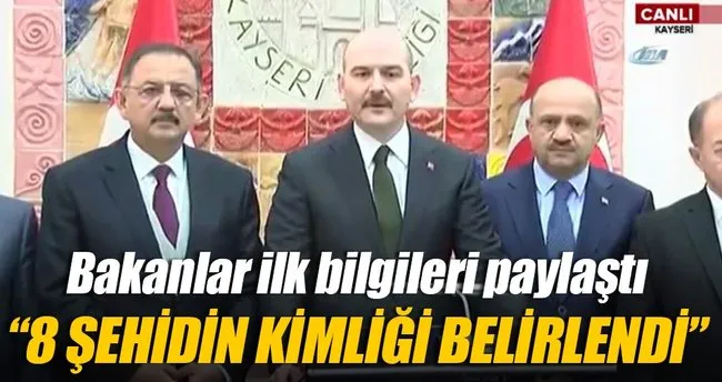 Bakanlardan ortak açıklama! Kayseri’deki patlamaya ilişkin ilk bilgiler...