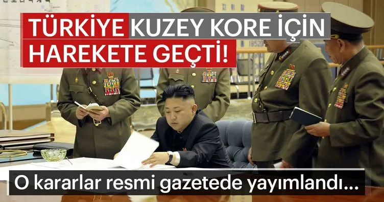 Kuzey Kore’ye uygulanacak yaptırım kararı Resmi Gazete’de
