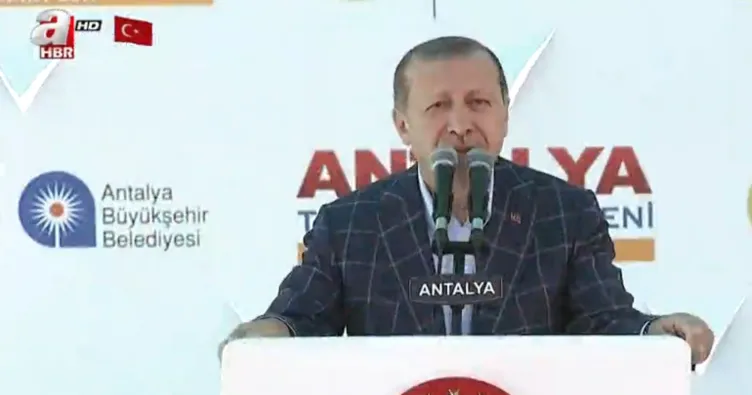 Cumhurbaşkanı Erdoğan: Baktılar Türkiye bizi borçlandıracak, vazgeçtiler