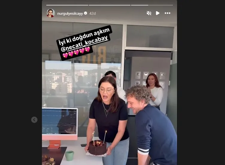 Nurgül Yeşilçay’dan büyük sürpriz! Bakın sevgilisi Necati Kocabay’ın doğum gününü nasıl kutladı...
