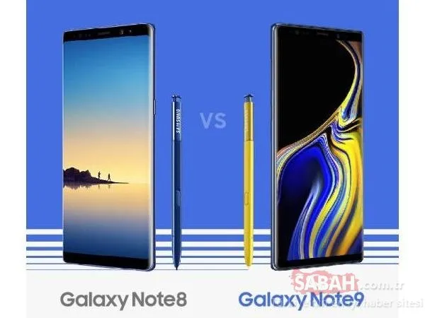 Galaxy Note 9 ile Galaxy Note 8 karşılaştırması Farkları neler?