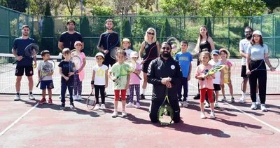 Yozgat’ta miniklere özel tenis kursu